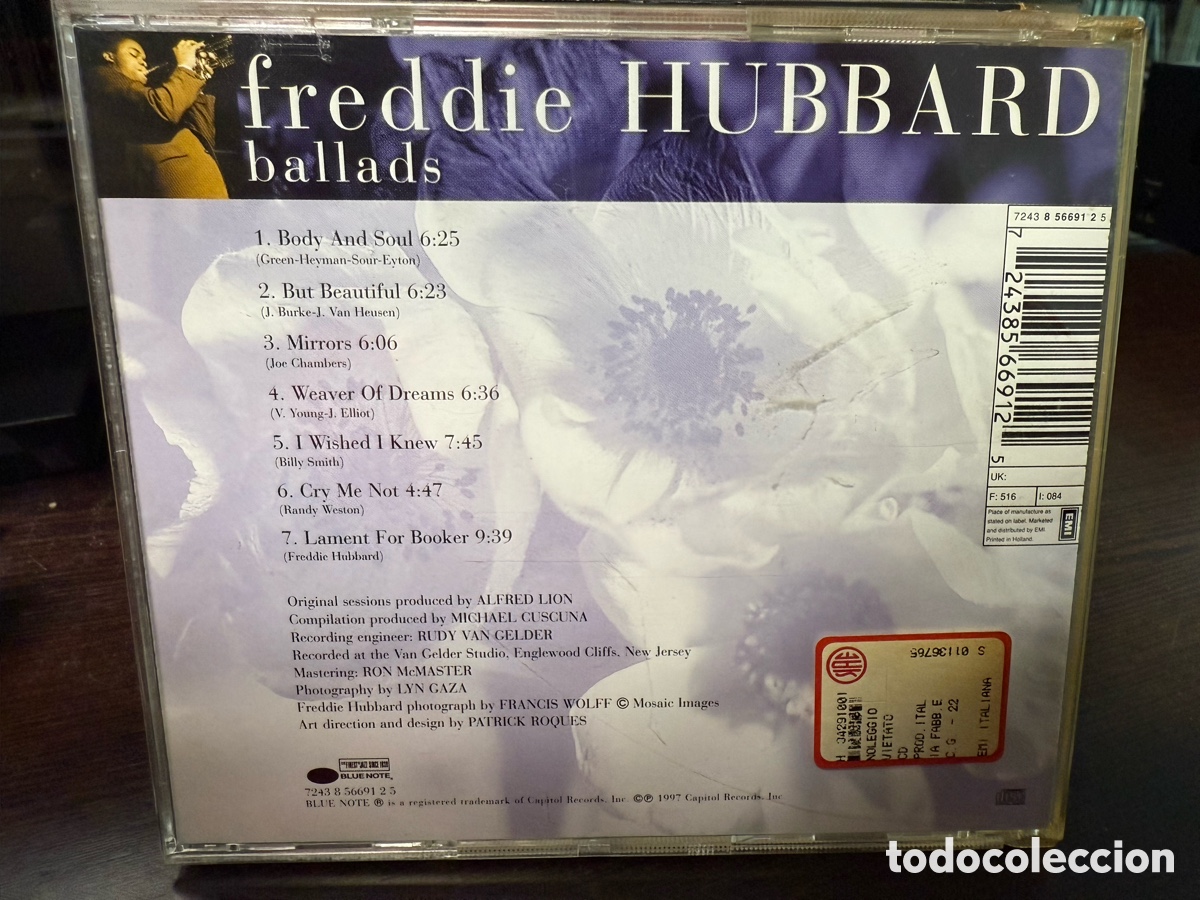 CDs de m&uacute;sica: Freddie Hubbard - Ballads (CD) - Foto 2