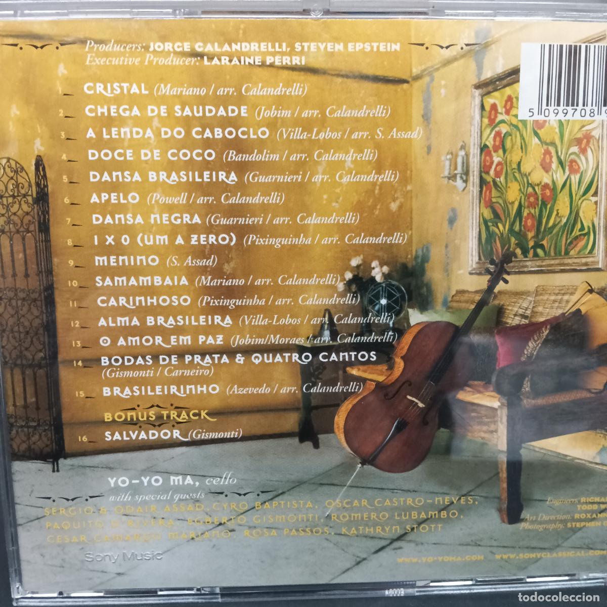 CDs de m&uacute;sica: YO-YO MA, OBRIGADO BRAZIL. CD - Foto 2