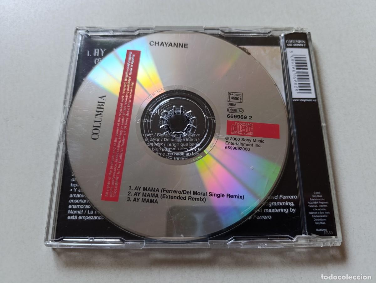 CDs de m&uacute;sica: CHAYANNE Ay Mam&aacute; CD MAXI Single 2000 Simplemente Ferrero / Del Moral Single Extended Remix - Foto 2