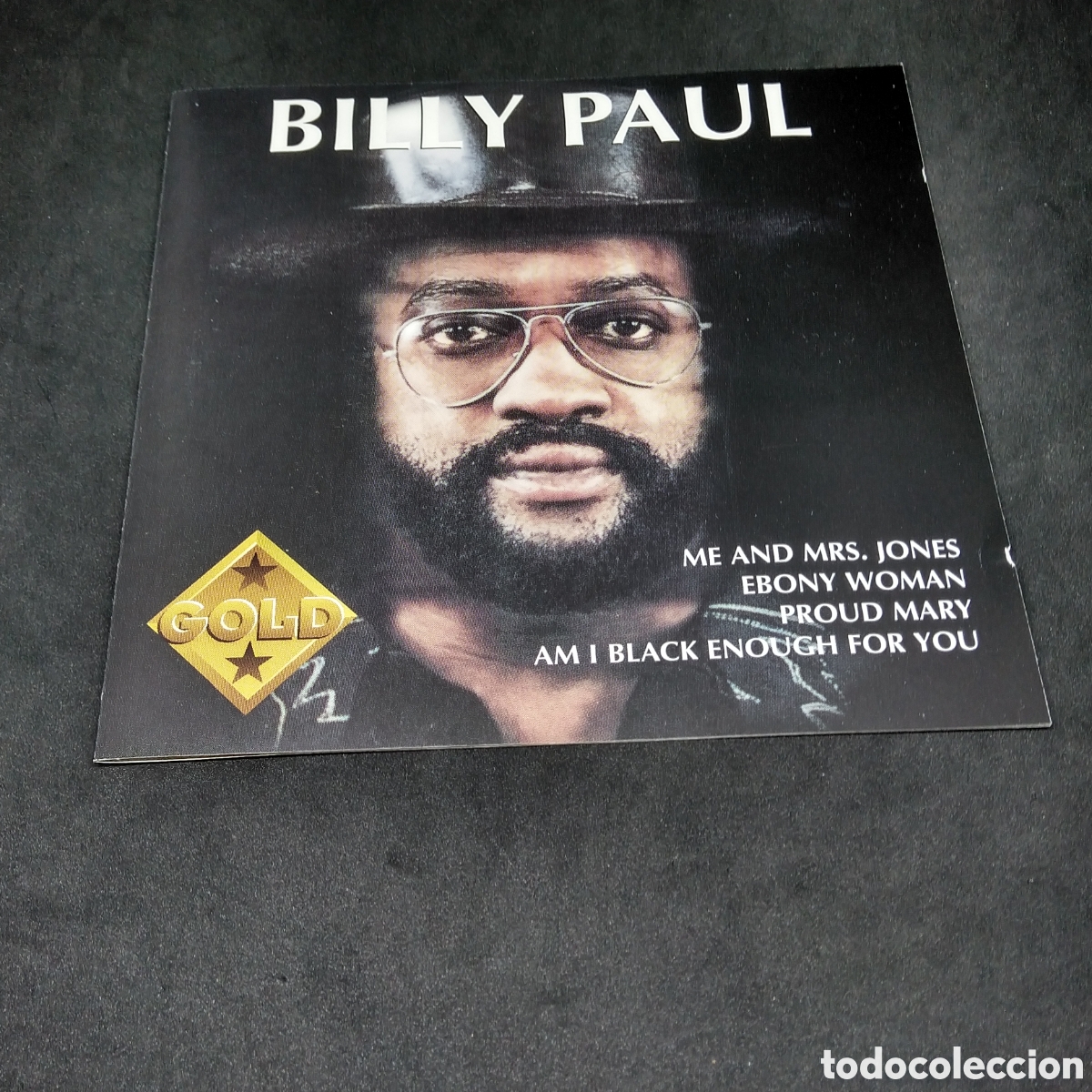 CDs de m&uacute;sica: BILLY PAUL - GOLD - CD - 1995 - DISCO VERIFICADO - Foto 3