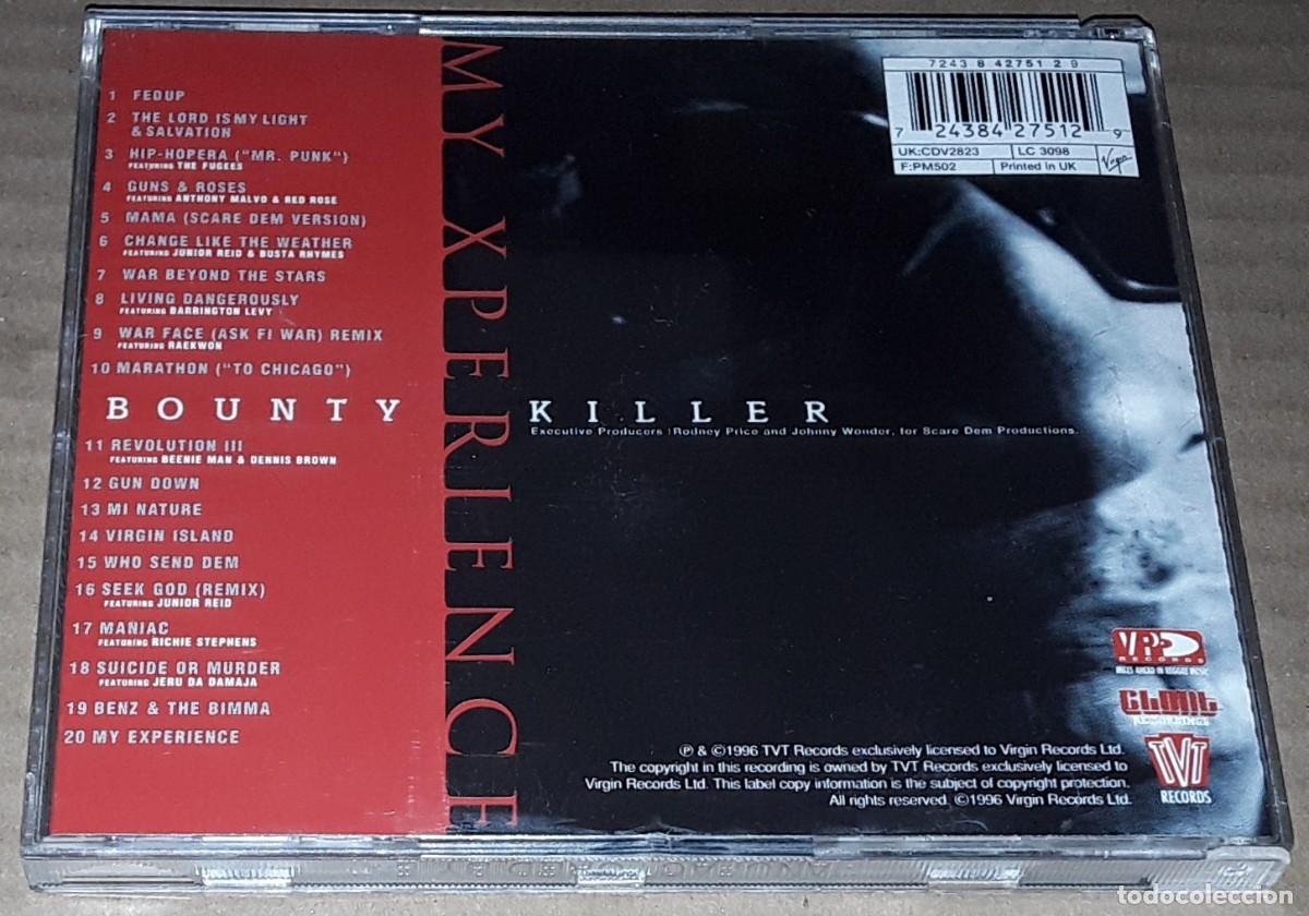 CDs de m&uacute;sica: CD - BOUNTY KILLER - MY XPERIENCE - Foto 2