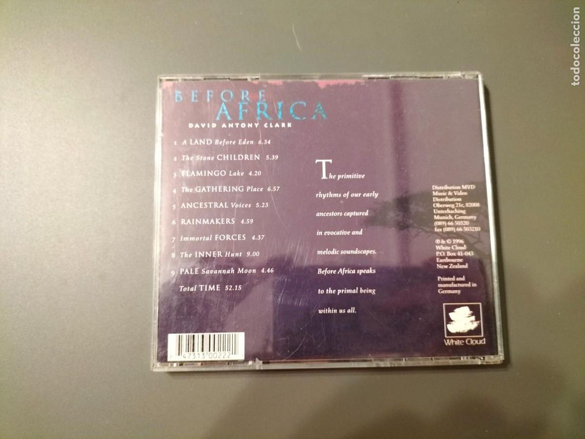 CDs de m&uacute;sica: Before Africa - David Antony Clark. CD - Foto 2