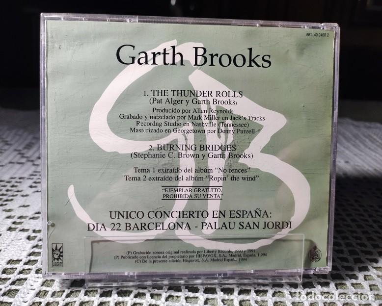 CDs de m&uacute;sica: Garth Brooks &ndash; The Thunder Rolls CD, Single, Promo - Foto 2
