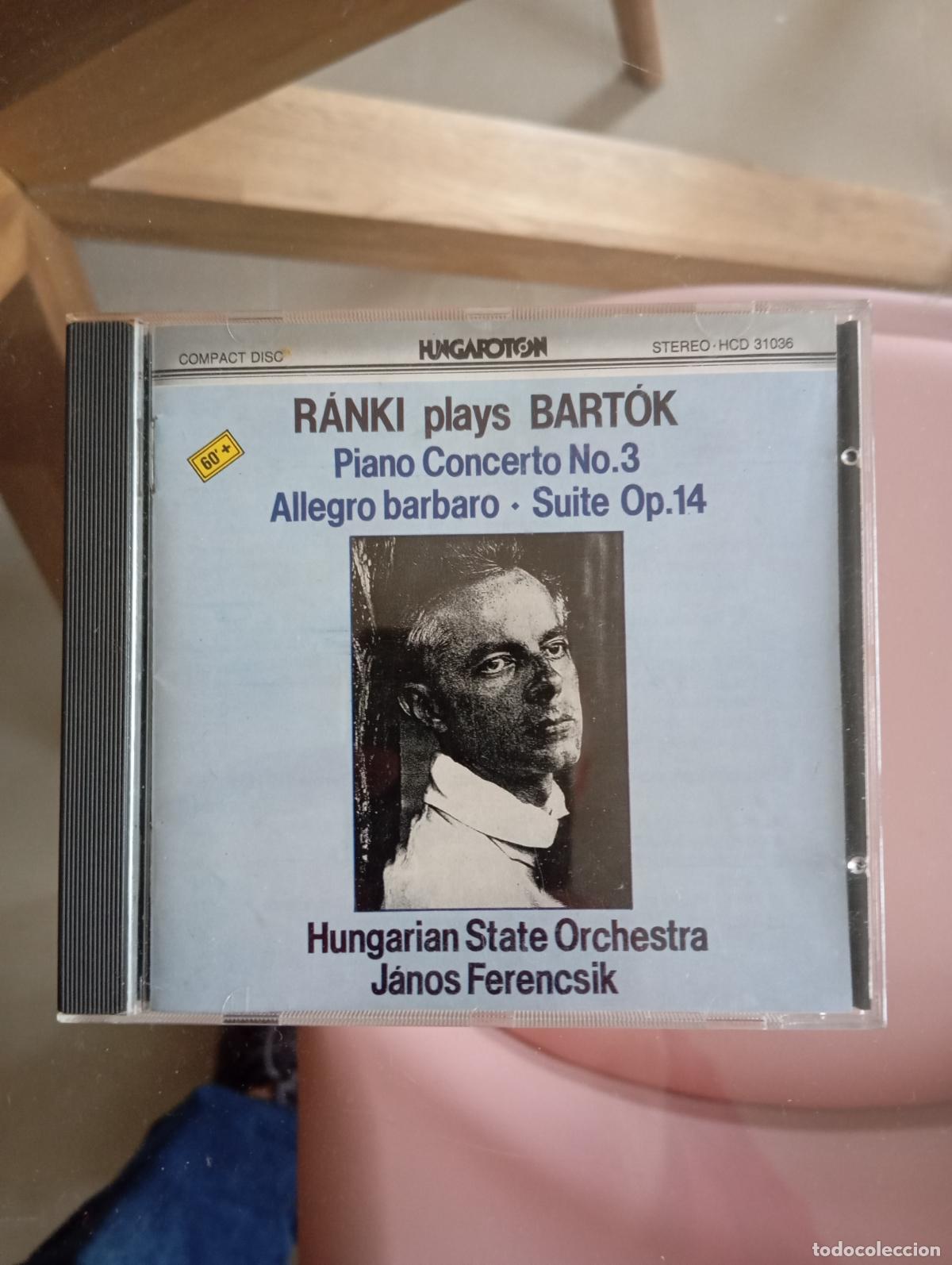 CDs de M&uacute;sica: BELA BARTOK DEZSO RANKI PIANO CONCERTO N&ordm; 3 ALLEGRO BARBARO JANOS FERENCSIK HUNGAROTON PERFECT