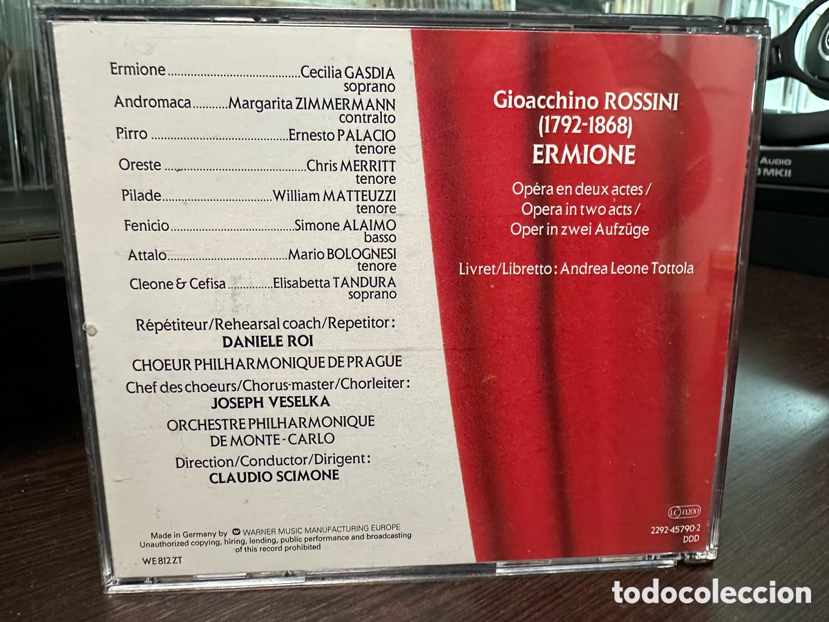 CDs de m&uacute;sica: Rossini - Claudio Scimone - Ermione (2xCD) - Foto 2