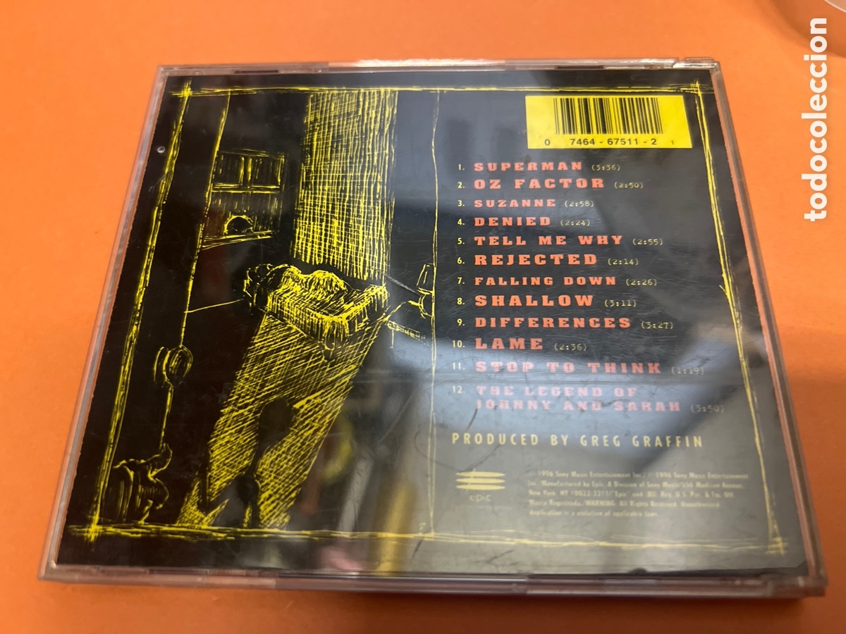 CDs de m&uacute;sica: T2/H3/66. UNWRITTEN LAW - OZ FACTOR - CD EPIC 1996 - Foto 2