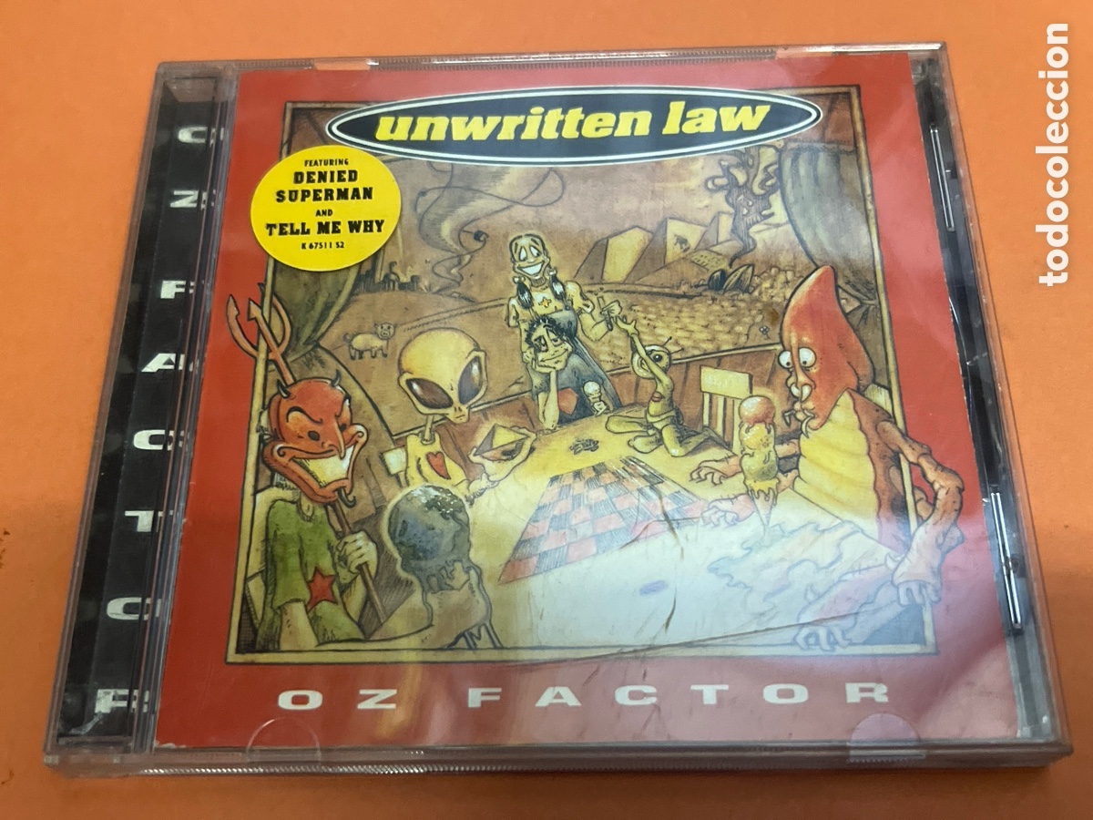 CDs de m&uacute;sica: T2/H3/66. UNWRITTEN LAW - OZ FACTOR - CD EPIC 1996 - Foto 1