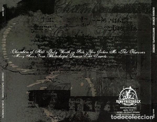 CDs de m&uacute;sica: Human Demise &ndash; Whitechapel Demise - CD - Foto 2