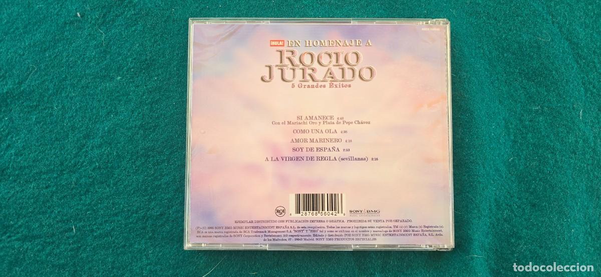 CDs de m&uacute;sica: CD ROCIO JURADO - 5 GRANDES EXITOS - Foto 3