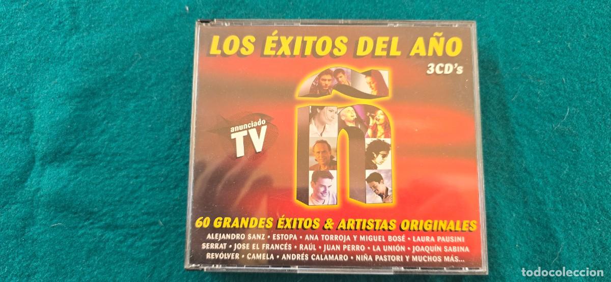 CDs de m&uacute;sica: CD LOS EXITOS DEL A&Ntilde;O - 60 GRANDES EXITOS - 3 CDs - Foto 1