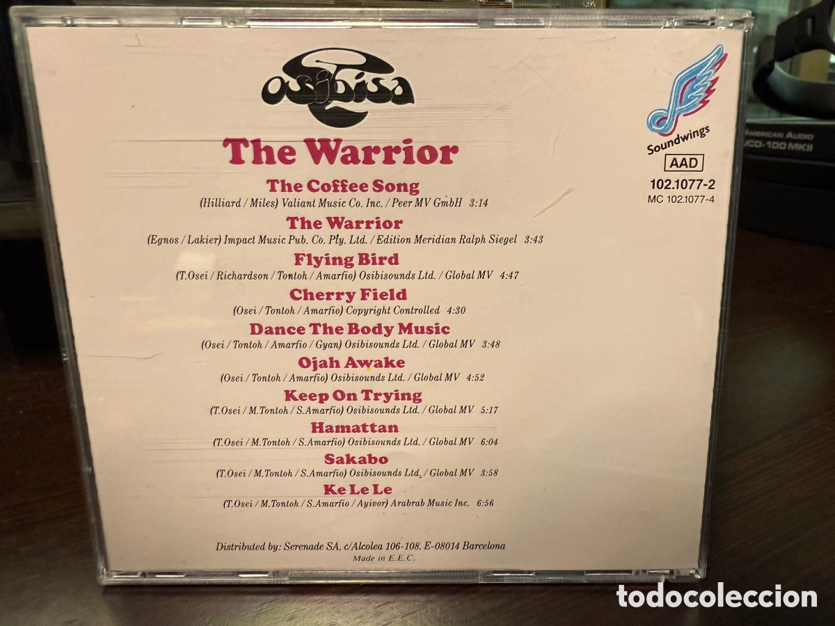 CDs de m&uacute;sica: Osibisa - The Warrior (CD) - Foto 2