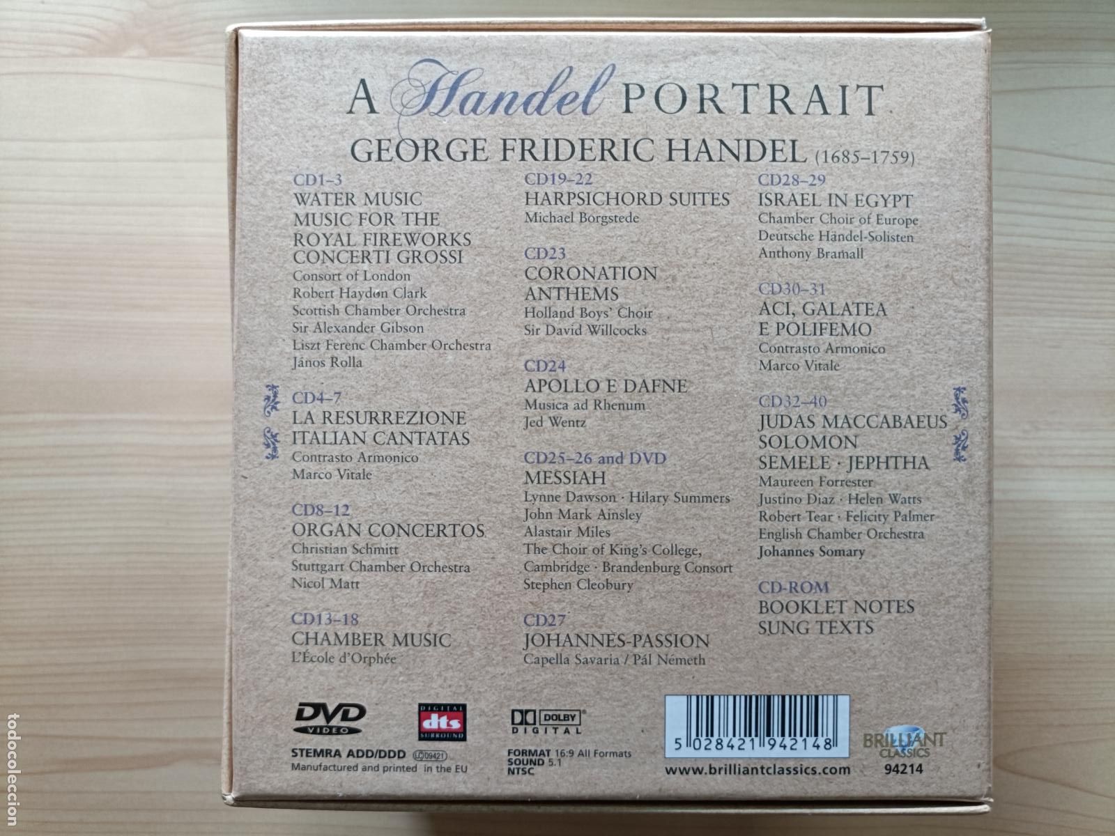 CDs de m&uacute;sica: Handel Portrait. Brilliant Classics. - Foto 5