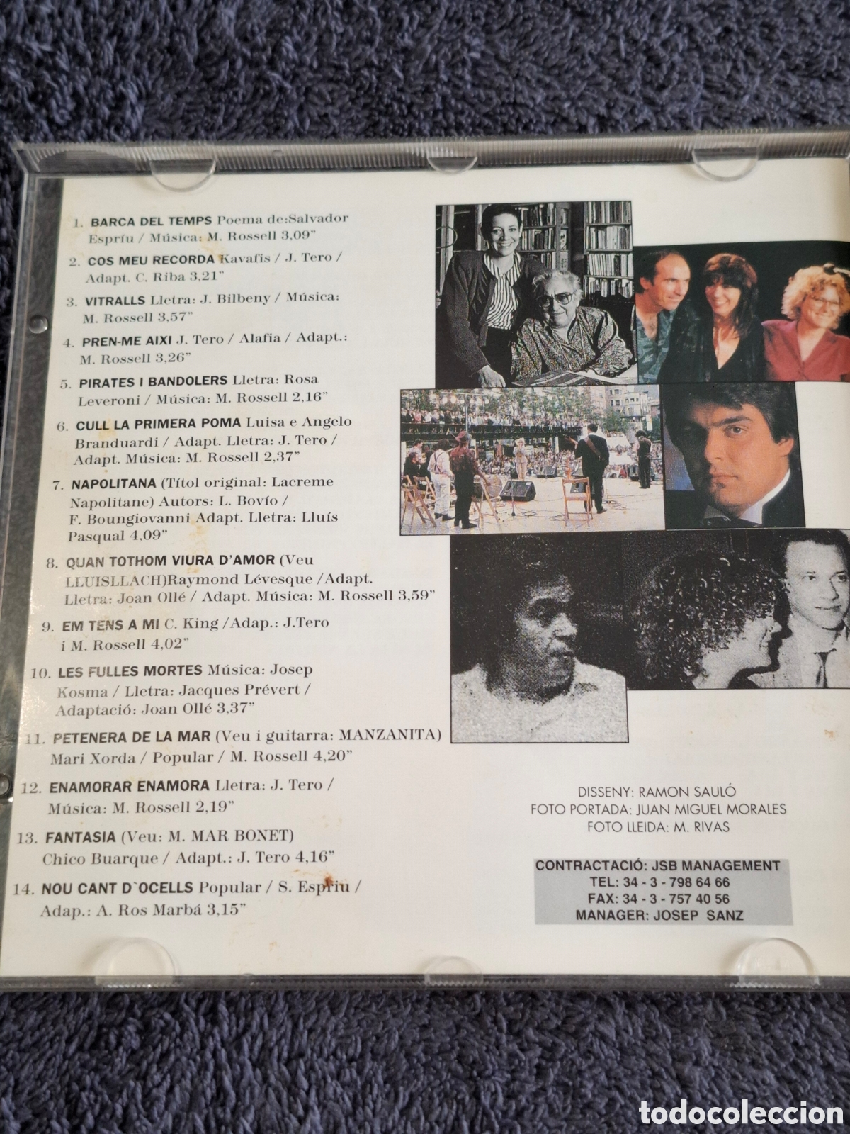 CDs de m&uacute;sica: Marina Rossell - Gr&agrave;cies, 1994. - Foto 4