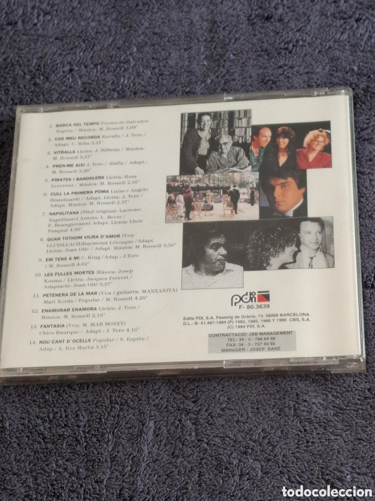 CDs de m&uacute;sica: Marina Rossell - Gr&agrave;cies, 1994. - Foto 5