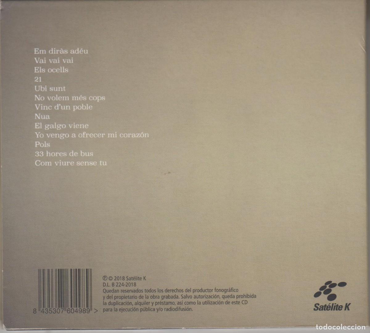CDs de m&uacute;sica: Judit Neddermann cd Nua 2018 - Foto 2
