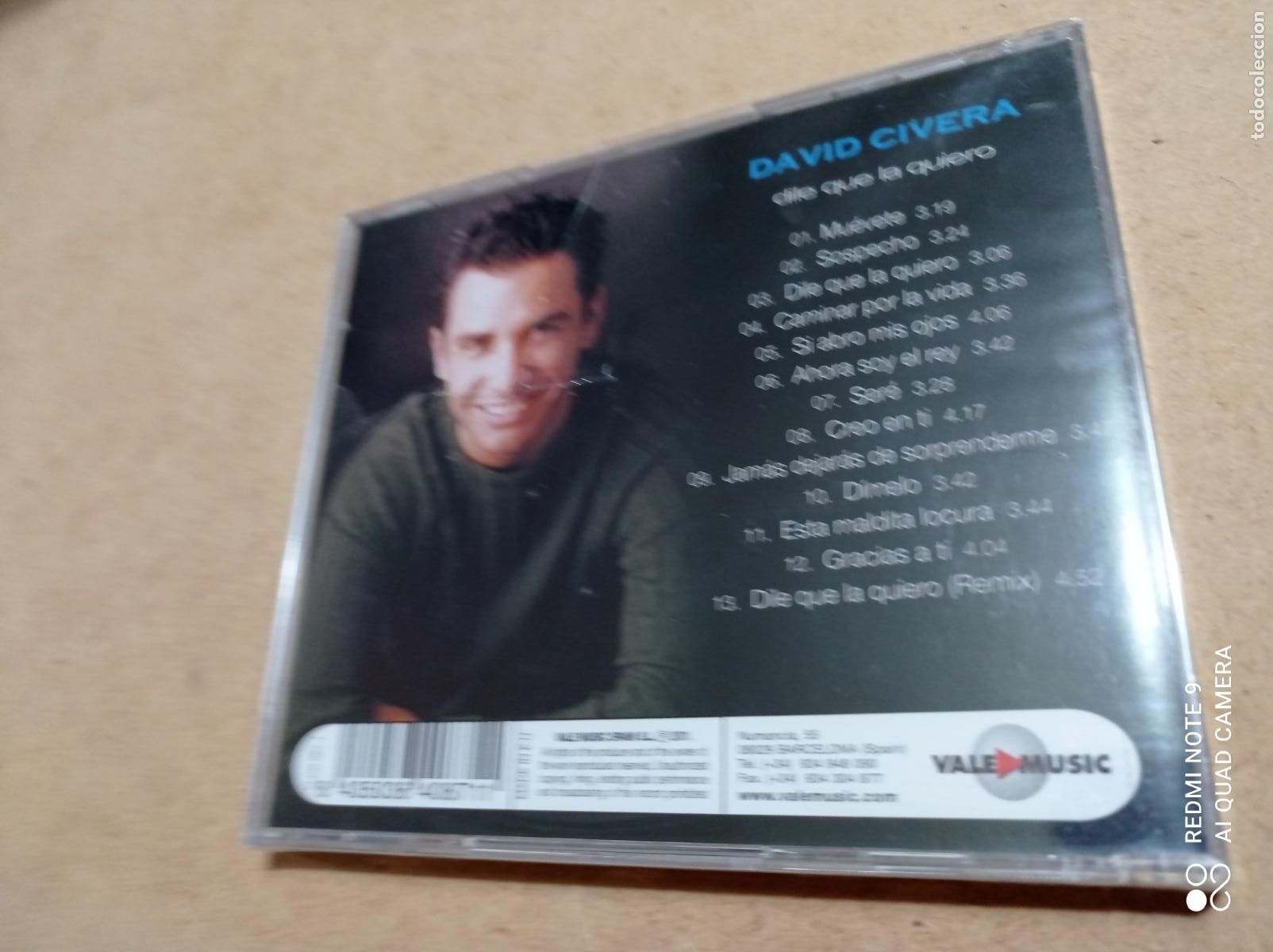 CDs de m&uacute;sica: CD. DAVID CIVERA. DILE QUE LA QUIERO. PRECINTADO. - Foto 2