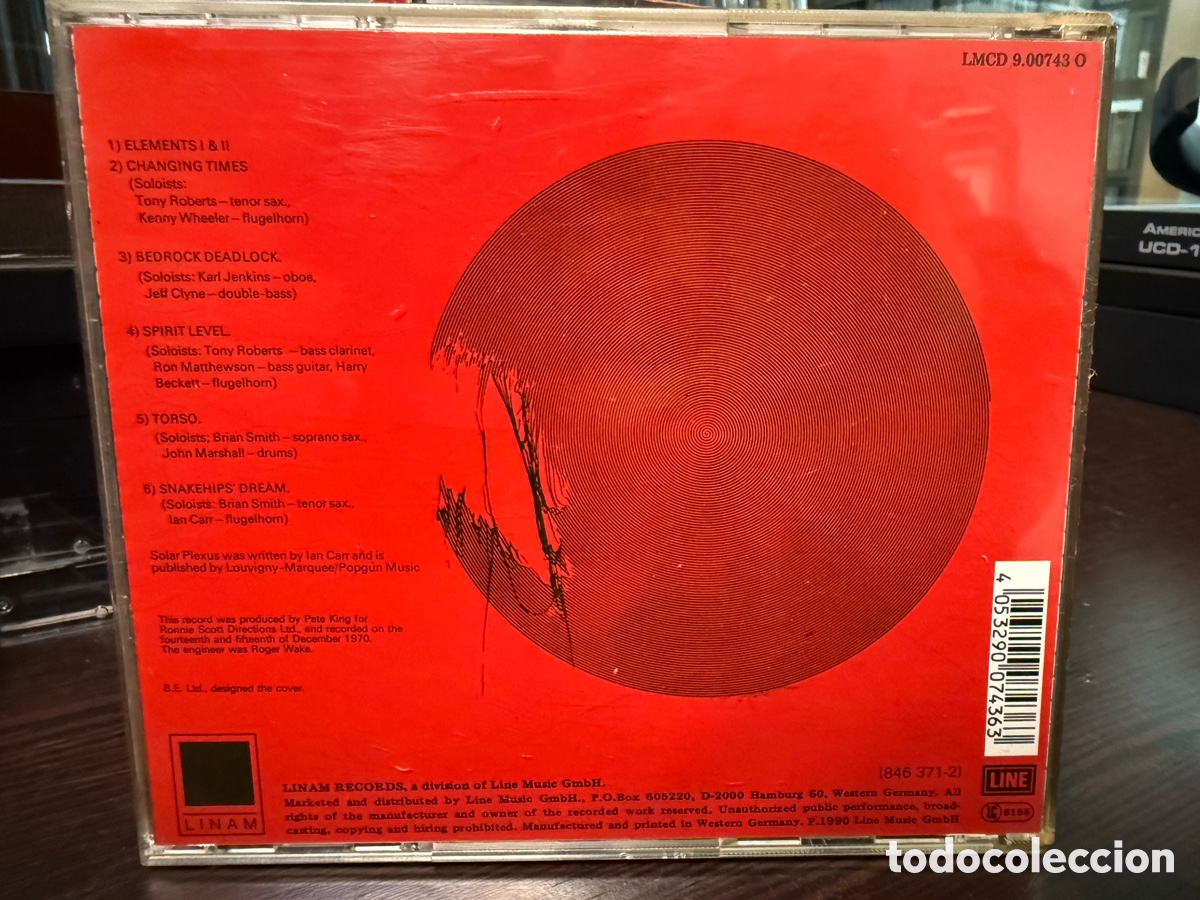 CDs de m&uacute;sica: Ian Carr With Nucleus - Solar Plexus (CD) - Foto 2