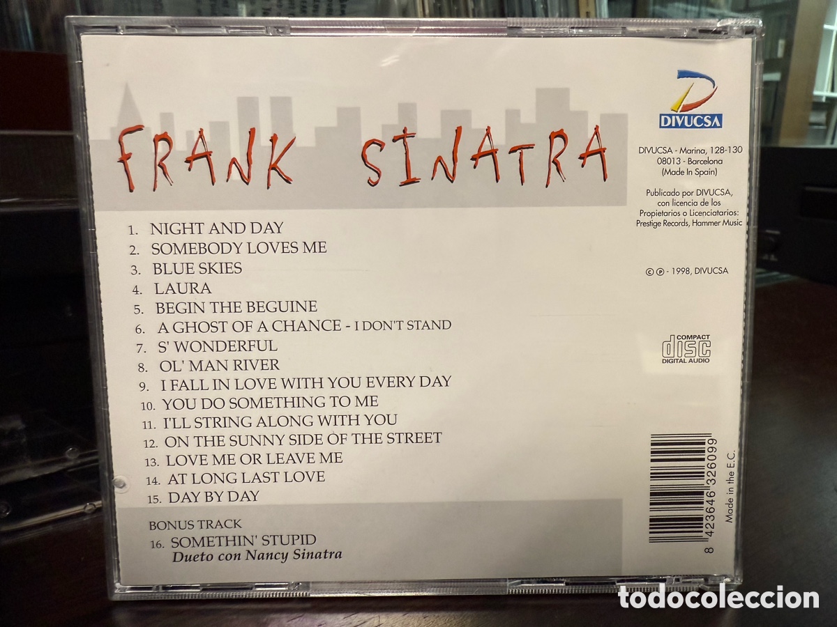 CDs de m&uacute;sica: Frank Sinatra - Sus Canciones M&iacute;ticas (CD) - Foto 2