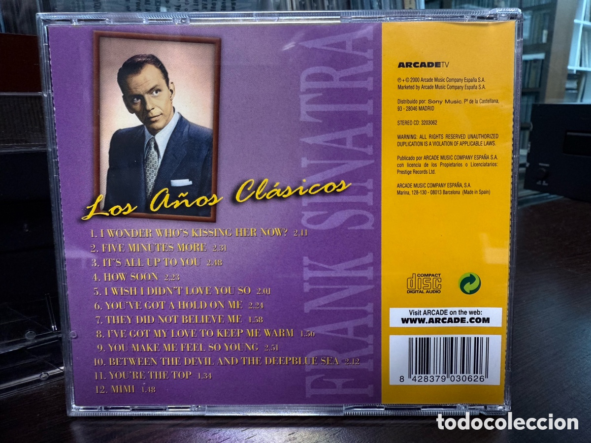 CDs de m&uacute;sica: Frank Sinatra - Los A&ntilde;os Cl&aacute;sicos (CD) - Foto 2
