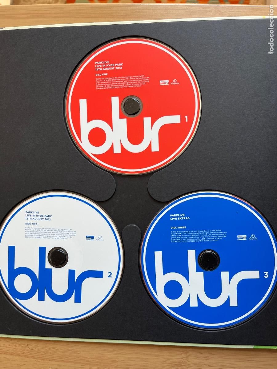 CDs de m&uacute;sica: BLUR. Parklive. (Box set 2012) - Foto 3