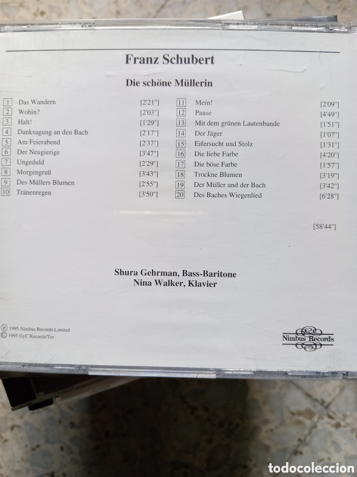 CDs de m&uacute;sica: CD SCHUBERT LA BELLA MOLINERA - Foto 2
