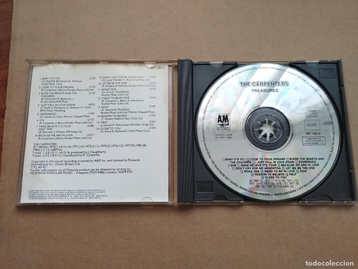 CDs de m&uacute;sica: CARPENTERS - TREASURES - CD - Foto 2