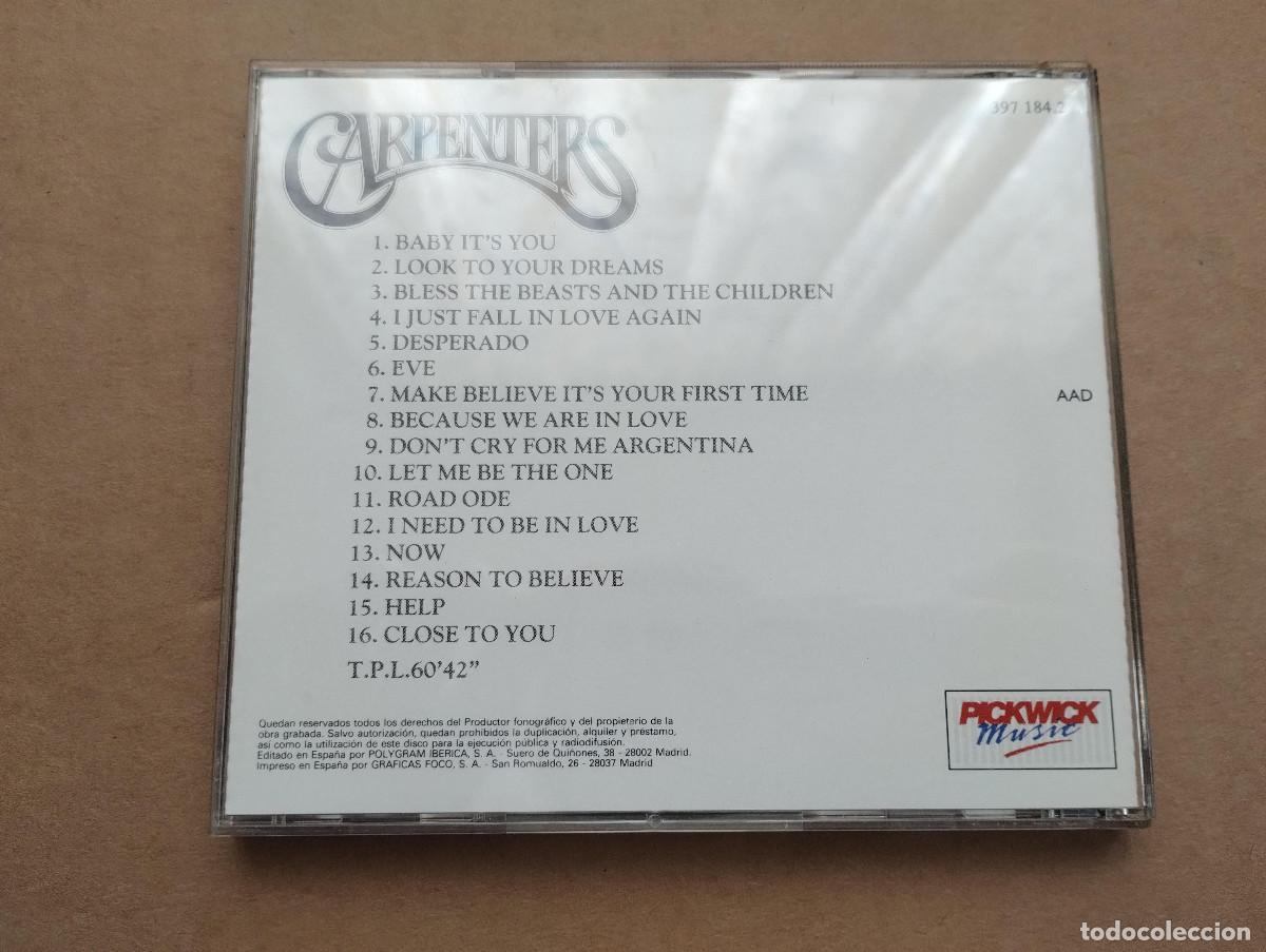 CDs de m&uacute;sica: CARPENTERS - TREASURES - CD - Foto 3
