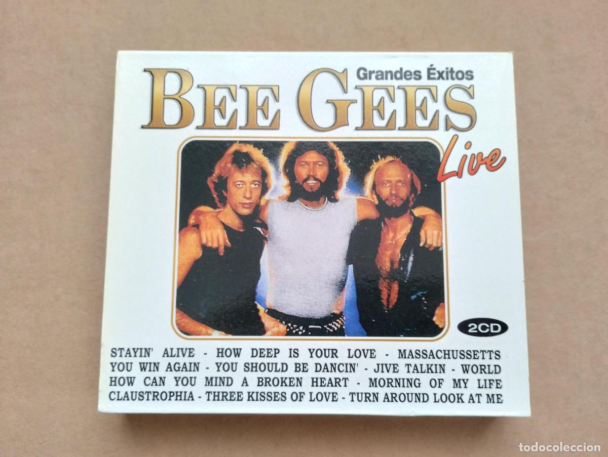 CDs de m&uacute;sica: BEE GEES LIVE GRANDES EXITOS 2 CD - Foto 1