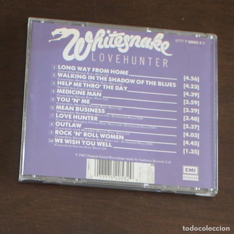 CDs de m&uacute;sica: WHITESNAKE &ndash;CD- LOVEHUNTER. LOVE HUNTER - Foto 2