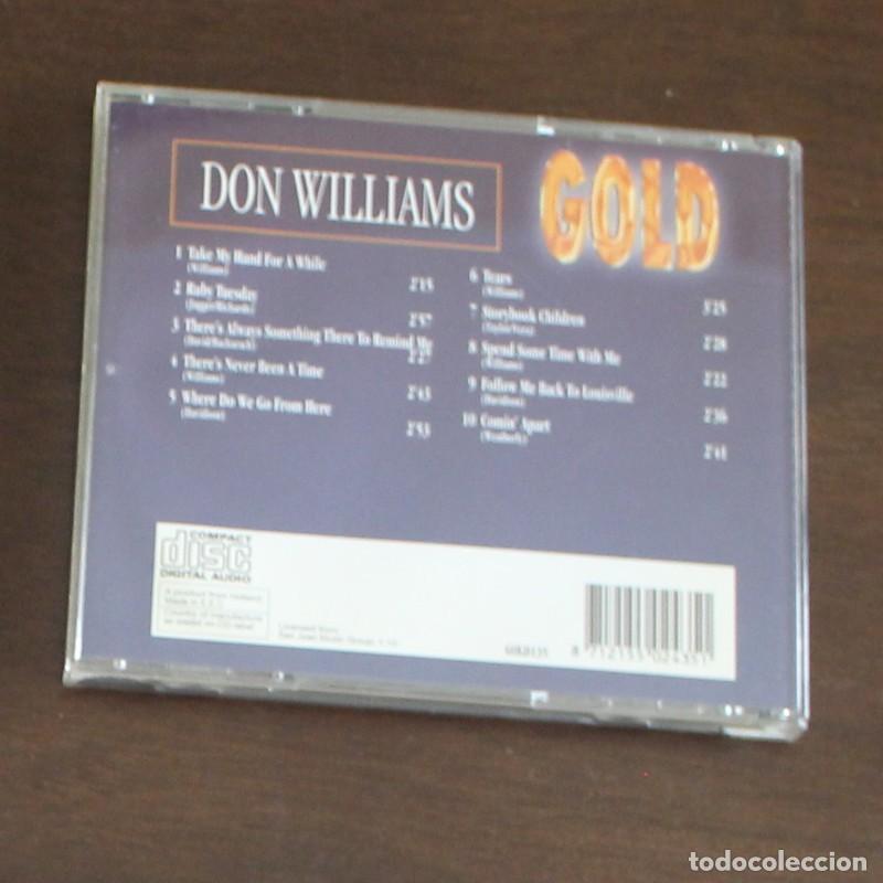CDs de m&uacute;sica: DON WILLIAMS &ndash;CD- GOLD - Foto 2