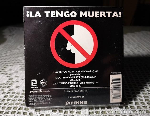 CDs de m&uacute;sica: Japennis &ndash; &iexcl;La Tengo Muerta! CD , single - Foto 2