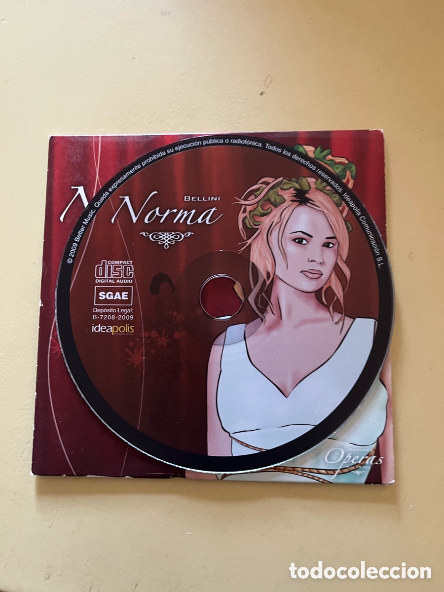 CDs de m&uacute;sica: Norma. Bellini CD. Grandes &Oacute;peras - Foto 3