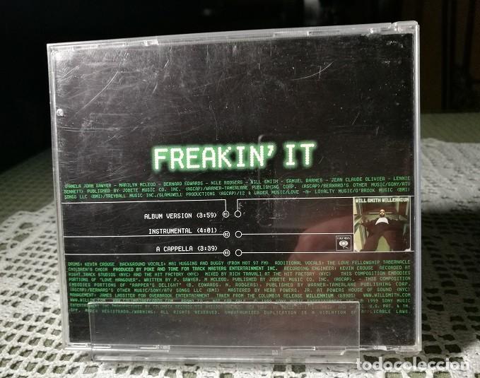 CDs de m&uacute;sica: Will Smith &ndash; Freakin It CD, Single, Promo - Foto 2