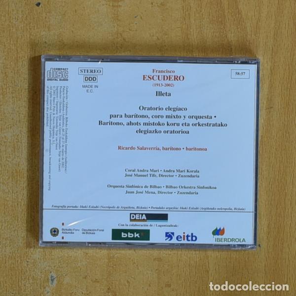 CDs de m&uacute;sica: ESCUDERO - ILLETA - CD - Foto 2