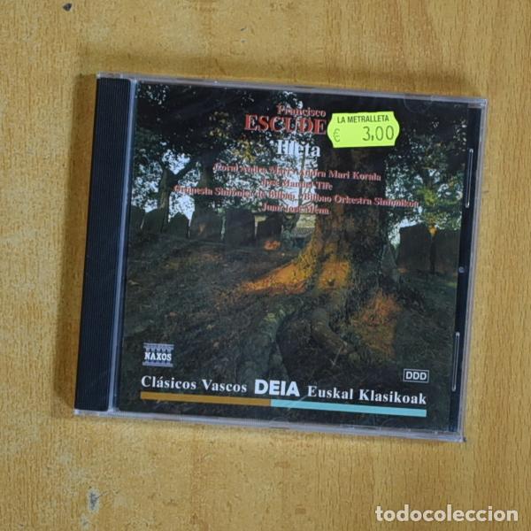 CDs de m&uacute;sica: ESCUDERO - ILLETA - CD - Foto 1
