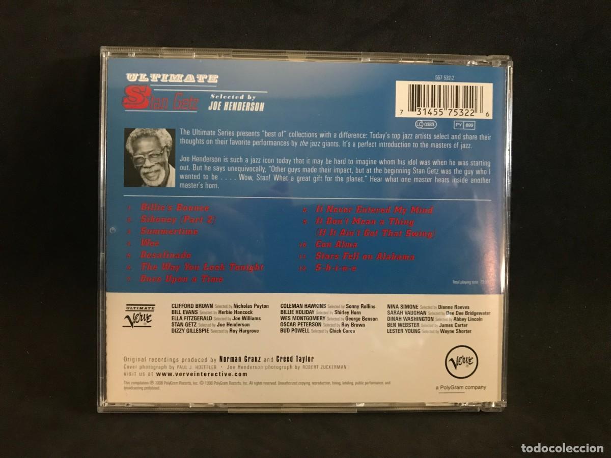 CDs de m&uacute;sica: Stan Getz &ndash; Ultimate Stan Getz - CD - Verve - Foto 2