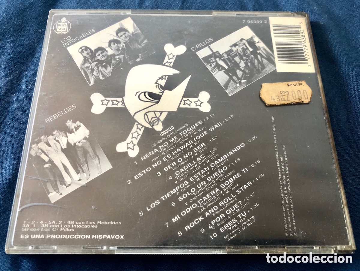 CDs de m&uacute;sica: CD de Loquillo &ldquo;Los Tiempos Est&aacute;n Cambiando&rdquo; - Foto 3