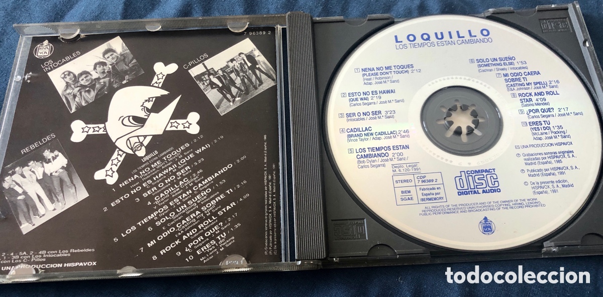 CDs de m&uacute;sica: CD de Loquillo &ldquo;Los Tiempos Est&aacute;n Cambiando&rdquo; - Foto 4