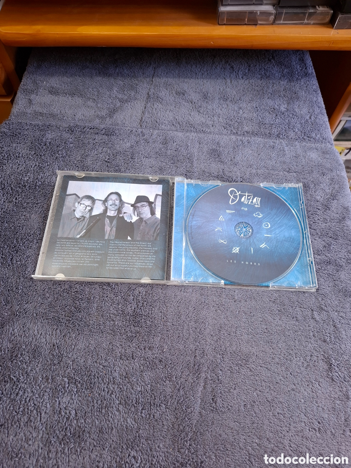 CDs de m&uacute;sica: CD42. Datzar Tr&iacute;o- Les Hores, Temps Record, 2016. - Foto 2