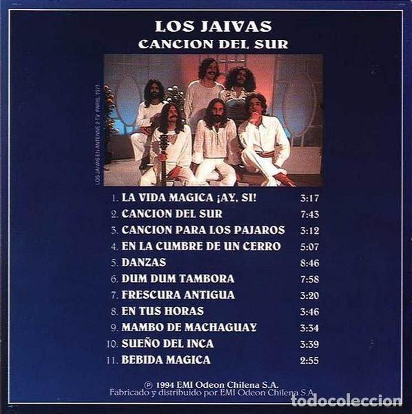 CDs de m&uacute;sica: Los Jaivas &ndash; Canci&oacute;n Del Sur - CD - Foto 2