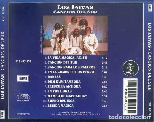 CDs de m&uacute;sica: Los Jaivas &ndash; Canci&oacute;n Del Sur - CD - Foto 3