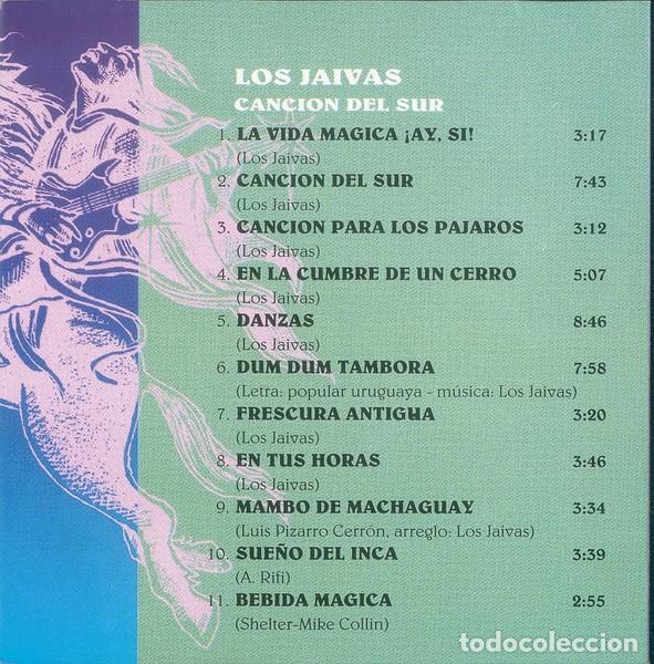 CDs de m&uacute;sica: Los Jaivas &ndash; Canci&oacute;n Del Sur - CD - Foto 4