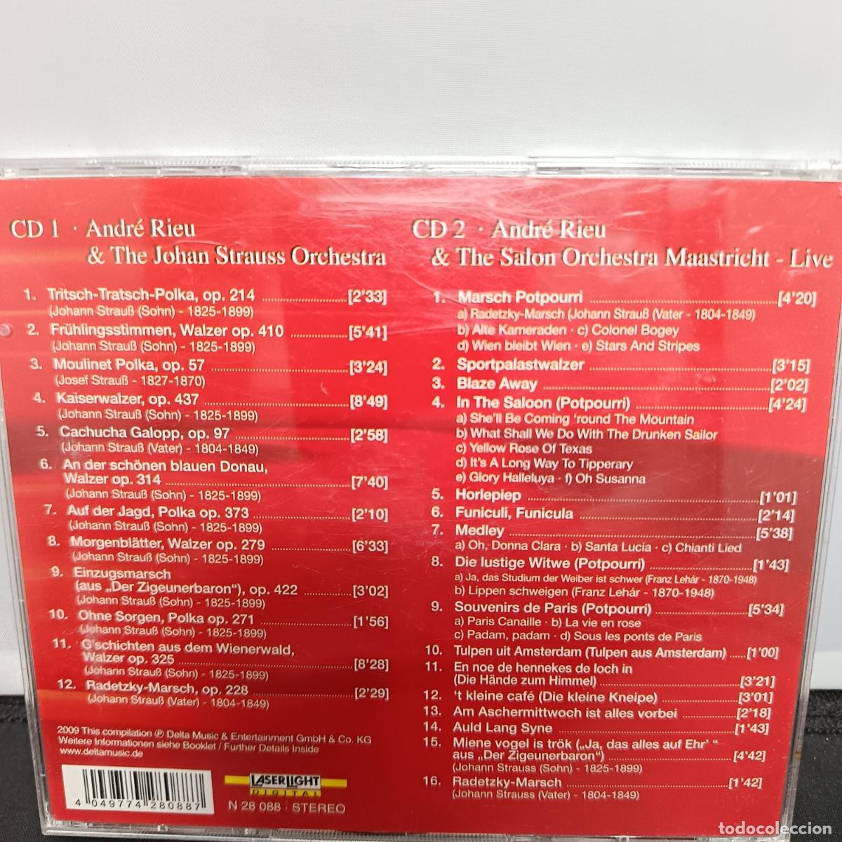 CDs de m&uacute;sica: ANDRE RIEU, STRAUSS GALA. 2CD SET. - Foto 2
