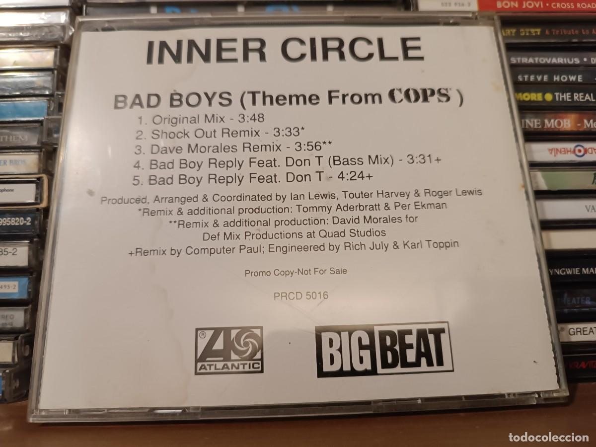 CDs de m&uacute;sica: Inner Circle &lrm;&ndash; Bad Boys (Theme From Cops)- CD US 1993 - Foto 2