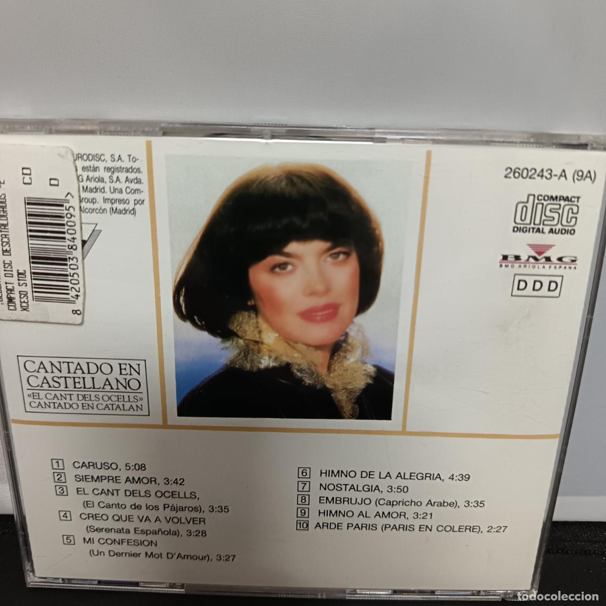 CDs de m&uacute;sica: MIREILLE MATHIEU, EMBRUJO. CD Cantado en castellano. - Foto 2