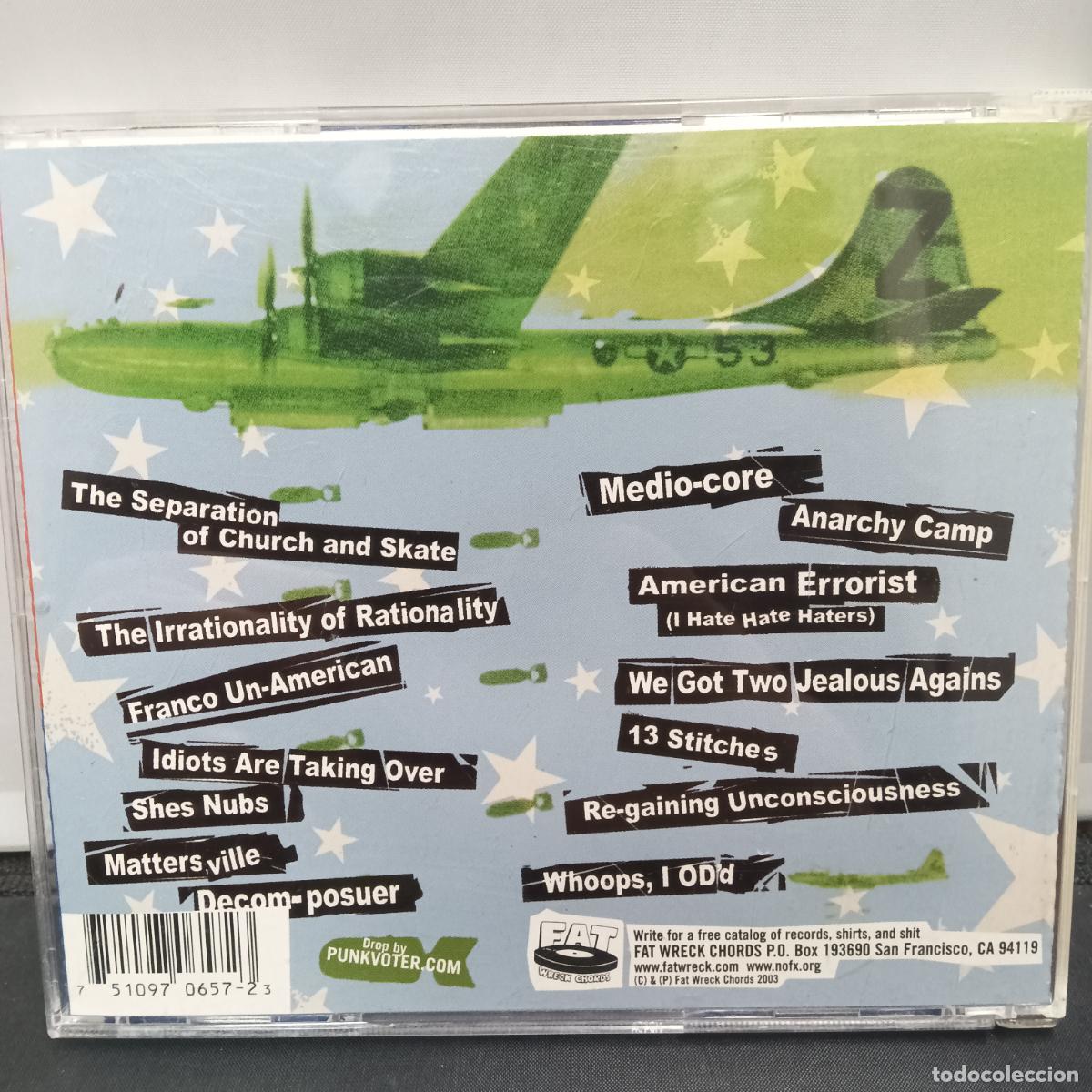 CDs de m&uacute;sica: NOFX, THE WAR ON ERRORISM. CD - Foto 2