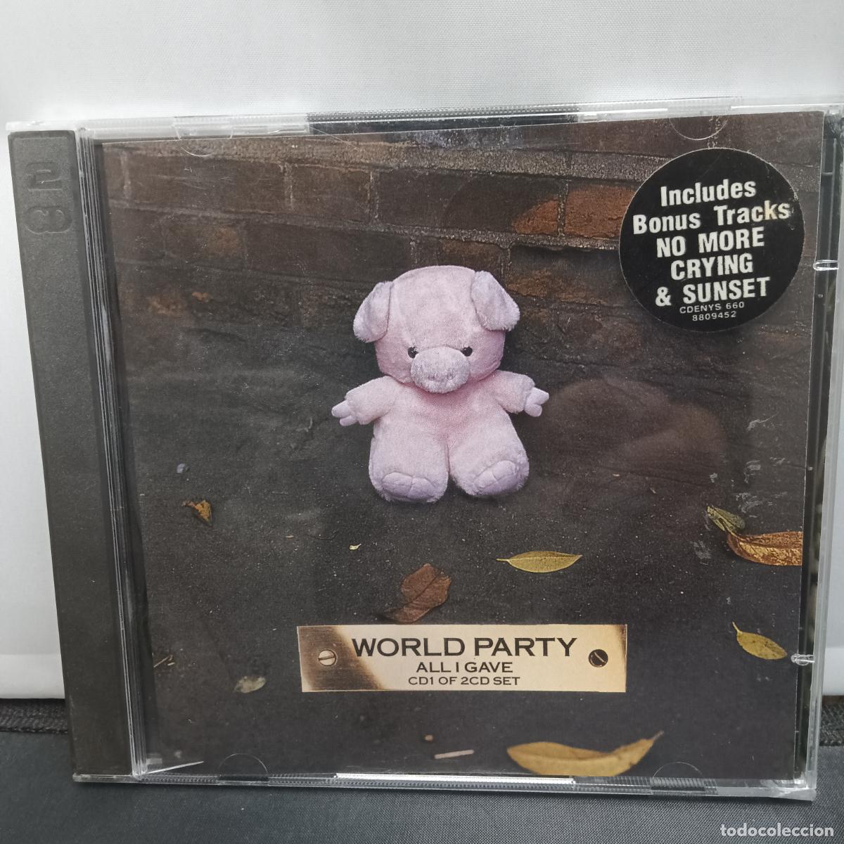 CDs de m&uacute;sica: WORLD PARTY, ALL I GAVE, CD SINGLE 1 - Foto 1