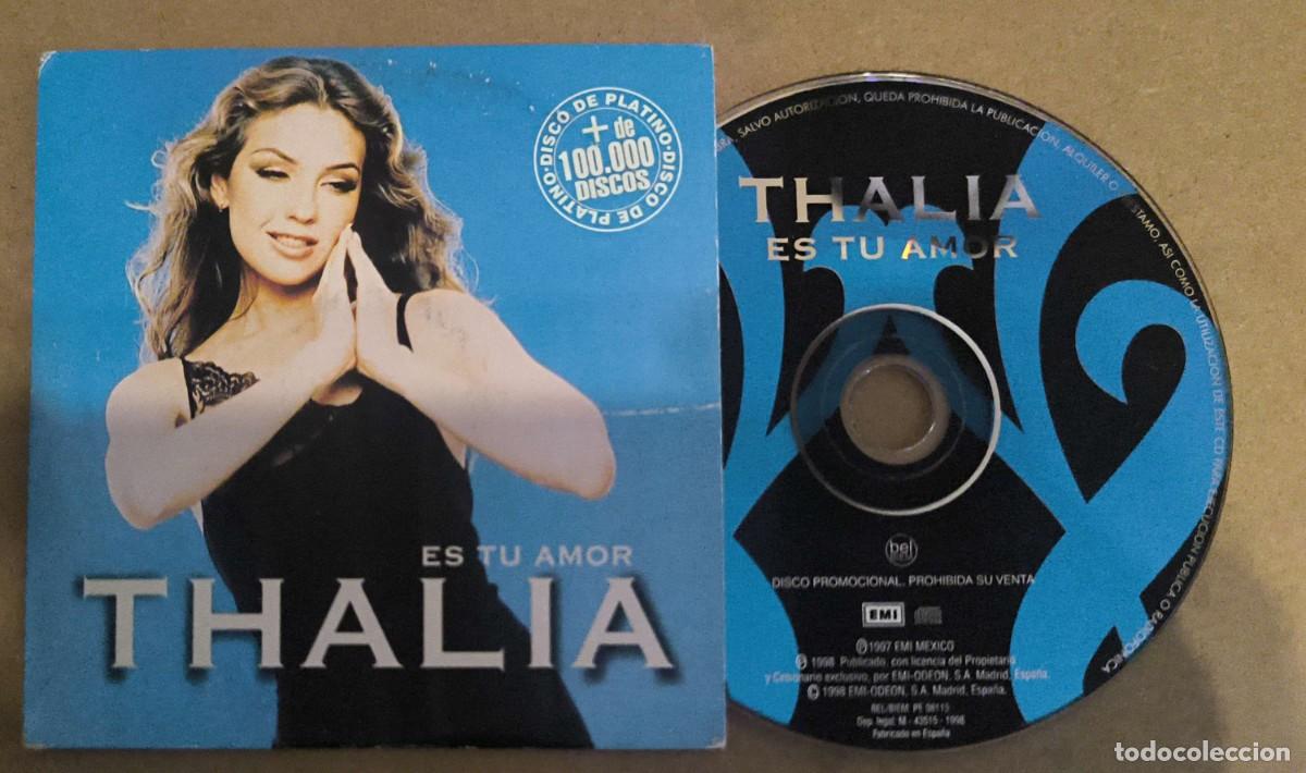 CDs de m&uacute;sica: THALIA (ES TU AMOR) CD Single 1998 - Foto 3