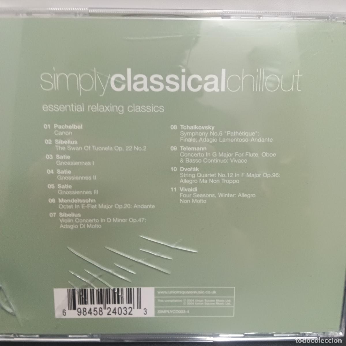 CDs de m&uacute;sica: SIMPLY CHILL OUT, CLASSICAL. CD - Foto 2