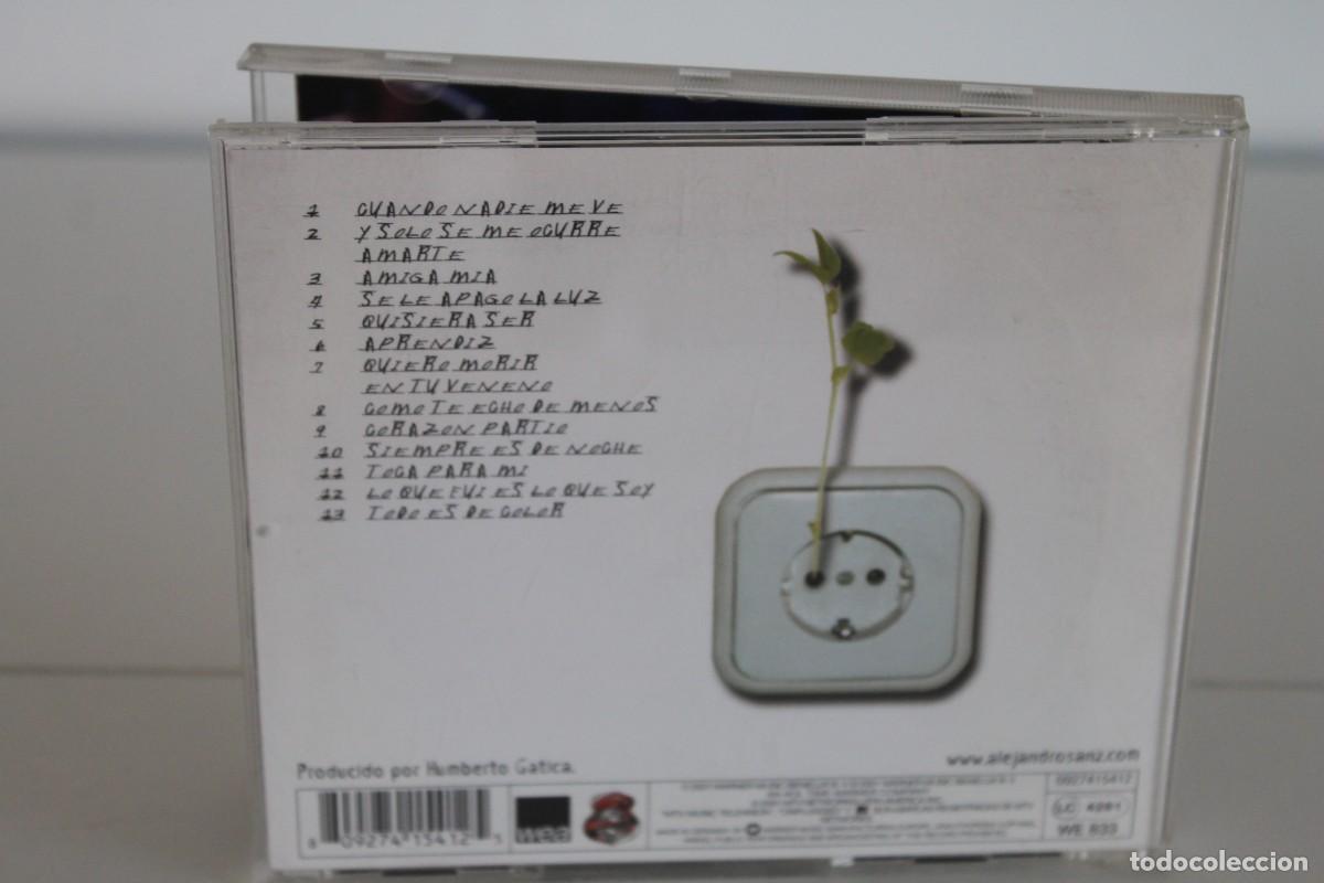 CDs de m&uacute;sica: ALEJANDRO SANZ UNPLUGGED CD - Foto 3